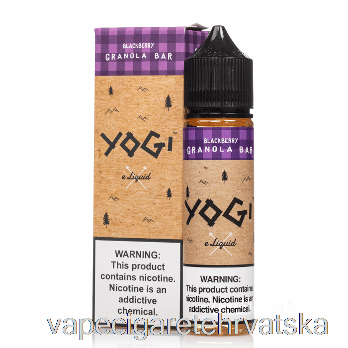 Vape Cigarete Blackberry Granola Bar - Yogi E-tekućina - 60ml 0mg